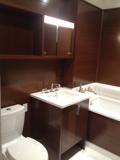 60 Riverside Boulevard, Unit 1016 Manhattan, NY 10069 - Photo 9 of 14 a bathroom with a sink and a toilet