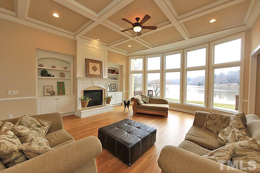 103 Duckhead Point Cary, NC 27518 - Photo 3 of 25 a living room with furniture and a fireplace