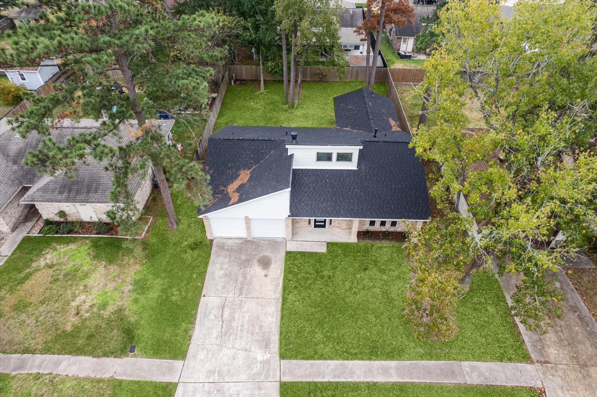 3623 Acorn Way Lane Spring, TX 77389 - Photo 15 of 25 an aerial view of a house with a yard