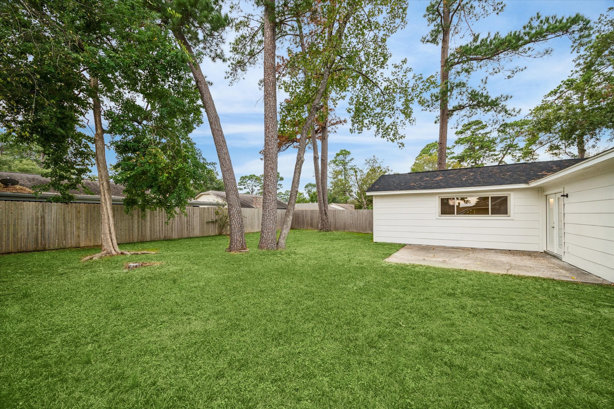 3623 Acorn Way Lane Spring, TX 77389 - Photo 24 of 25 a view of backyard of house with green space