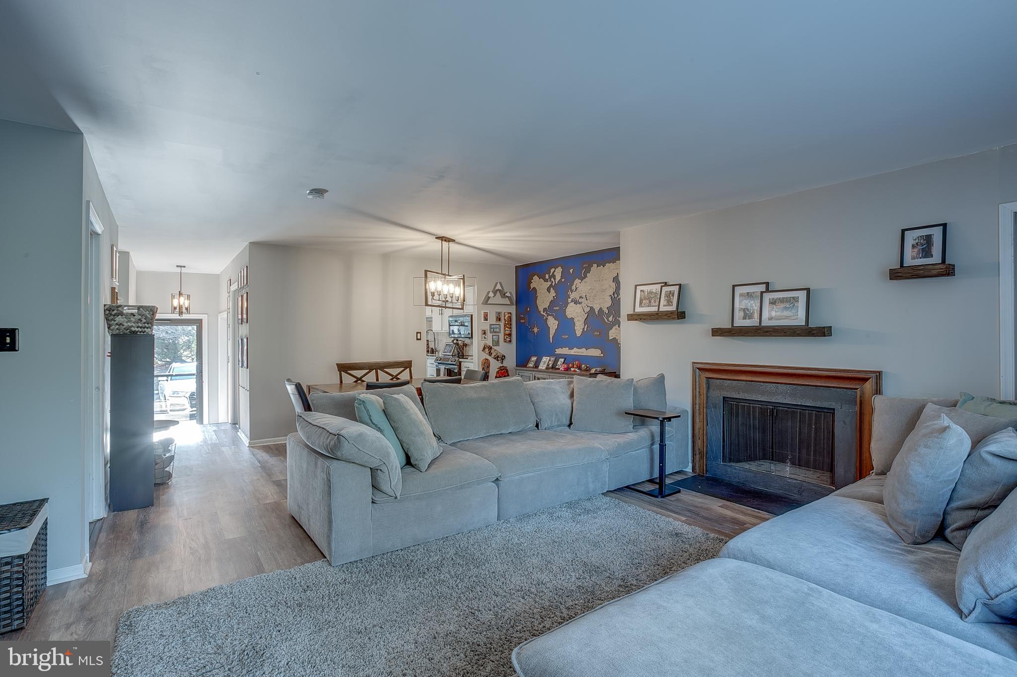 3 Crofton Commons Cherry Hill, NJ 08034 - Photo 3 of 24 a living room with furniture and a fireplace