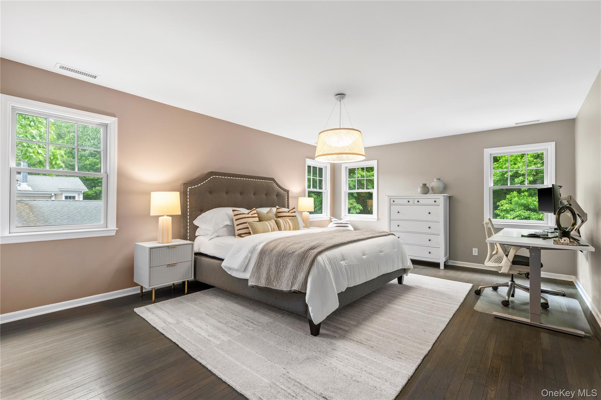 19 John Jay Place Rye, NY 10580 - Photo 26 of 45 The primary bedroom is spacious and can accomodate various furniture configurations.