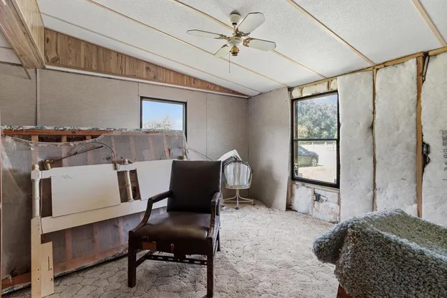 a view of a storage room