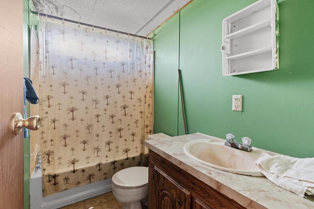 6177 County Road 625 Bushnell, FL 33513 - Photo 27 of 93 a bathroom with a granite countertop sink a toilet and shower