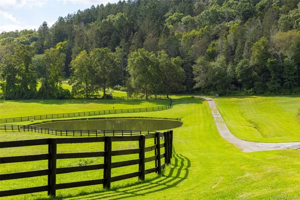 a view of lake with mountain