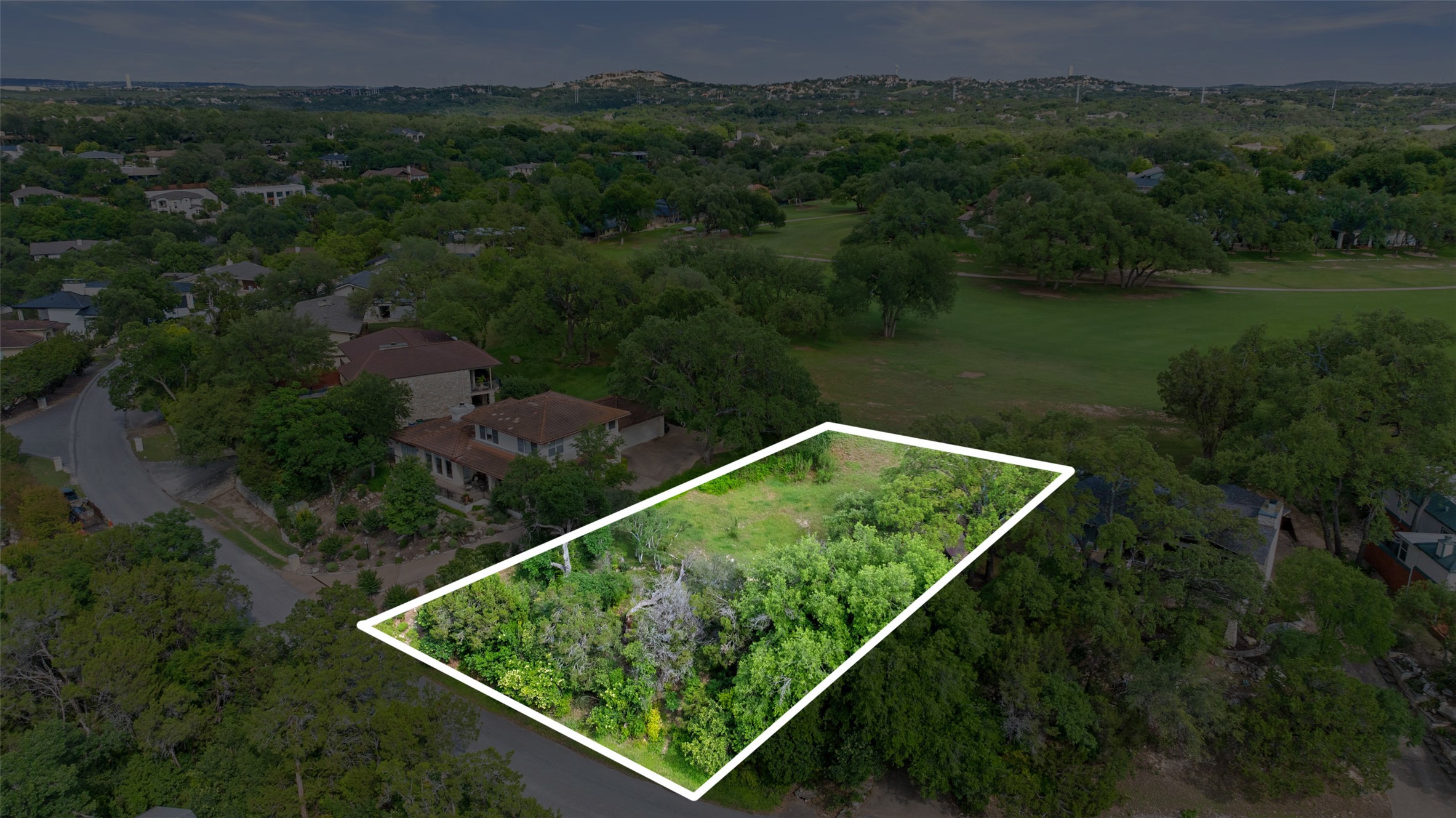 711 Sunfish Street Lakeway, TX 78734 - Photo 5 of 23 View of property location featuring property parcel outlined