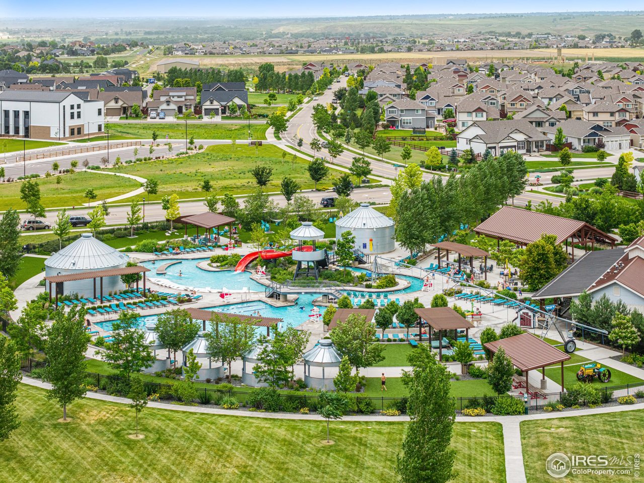 1780 Floret Drive Windsor, CO 80550 - Photo 31 of 36 an aerial view of residential houses with outdoor space