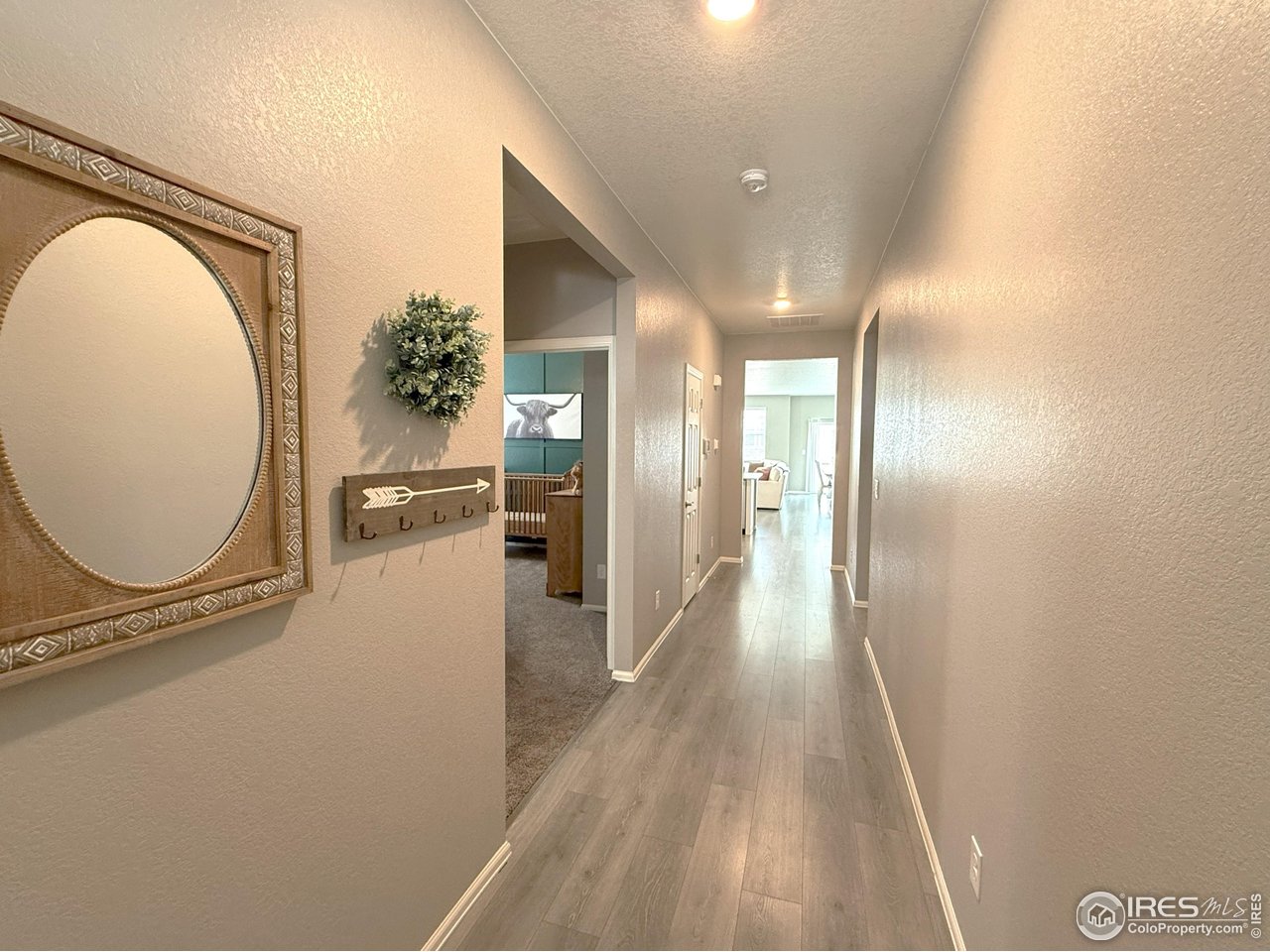 1780 Floret Drive Windsor, CO 80550 - Photo 36 of 36 a view of a hallway with wooden floor