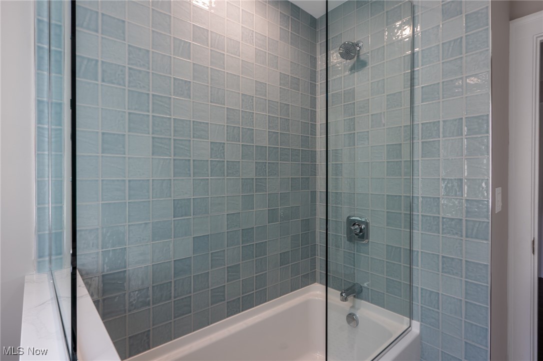 2854 Corydon Road Cleveland, OH 44118 - Photo 32 of 41 Bathroom with bath / shower combo with glass door