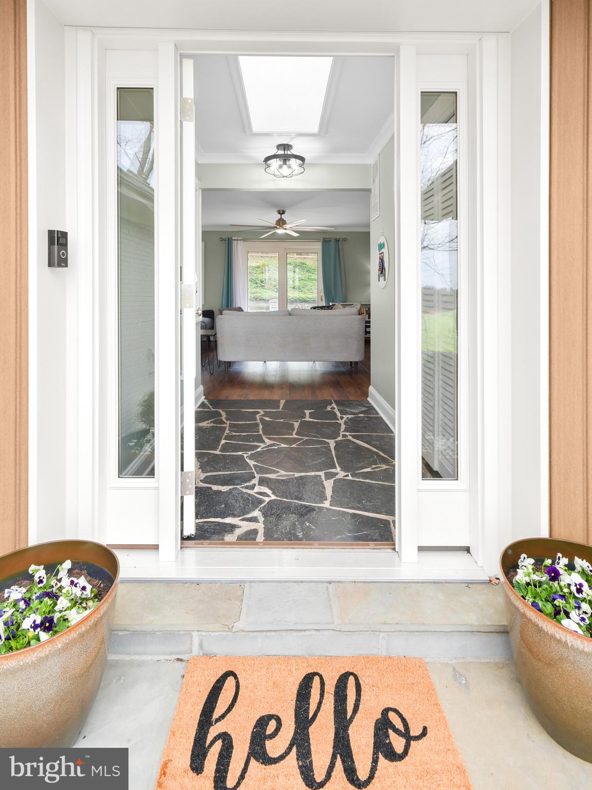 7827 Emerson Burrier Road Mount Airy, MD 21771 - Photo 14 of 62 Stone floor foyer...