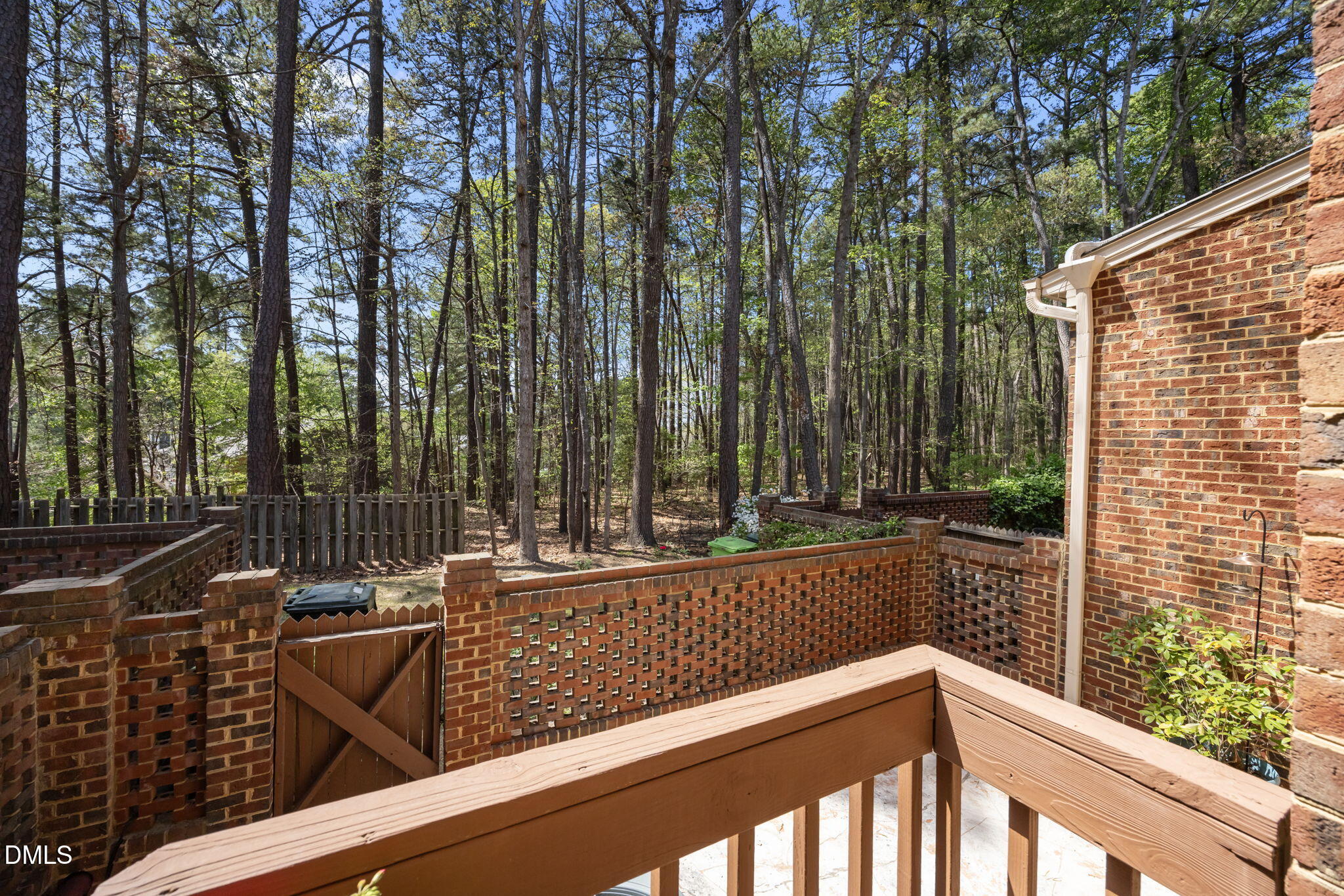 434 Van Thomas Drive Raleigh, NC 27615 - Photo 29 of 36 Back Patio to Woods
