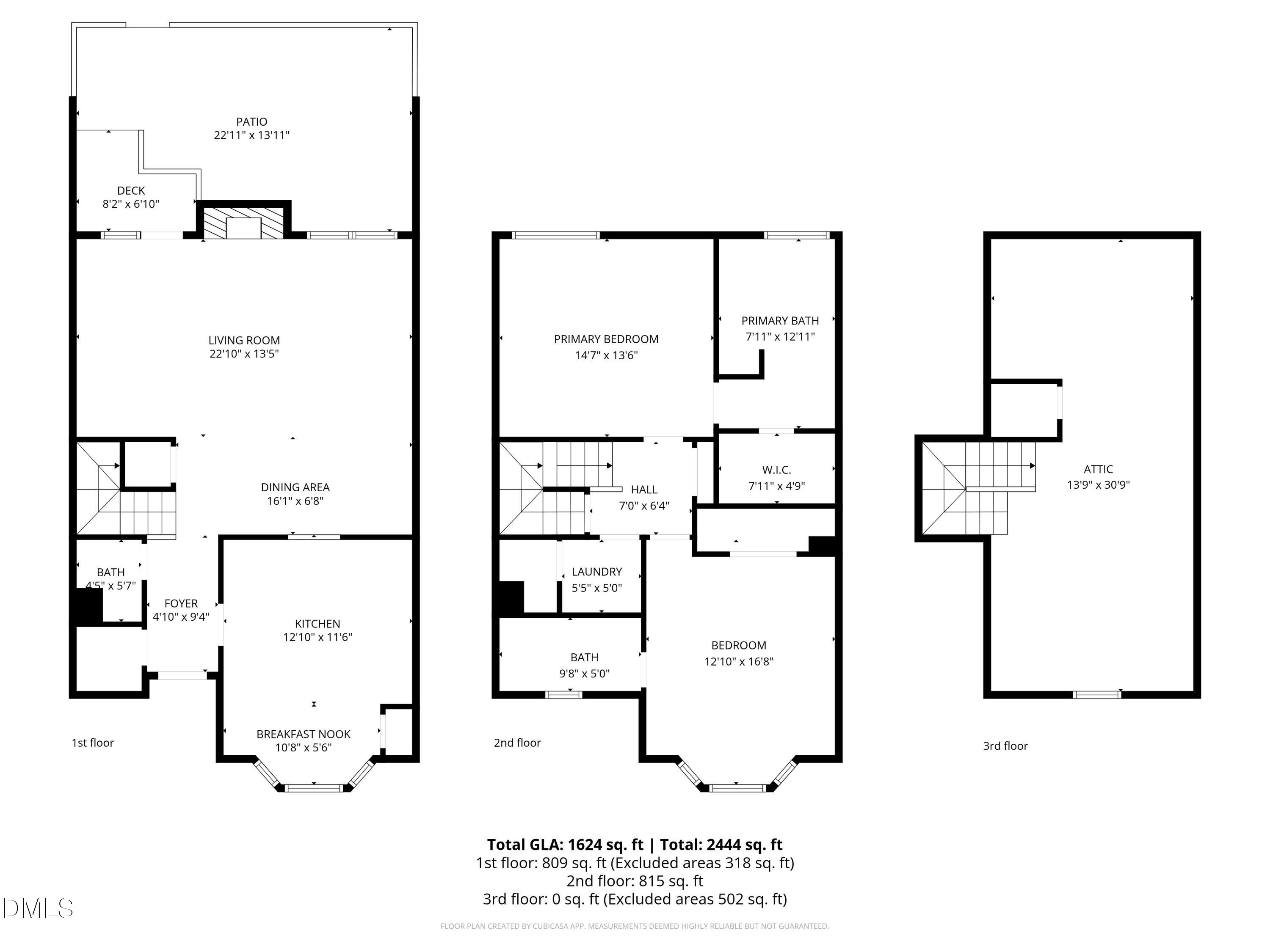 434 Van Thomas Drive Raleigh, NC 27615 - Photo 36 of 36 434 Van Thomas Floor Plan
