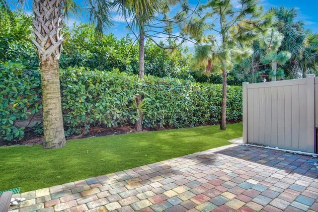 a view of a back yard