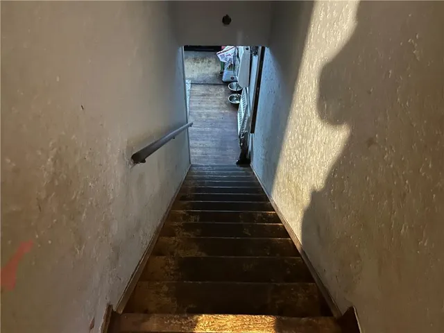 a room with furniture