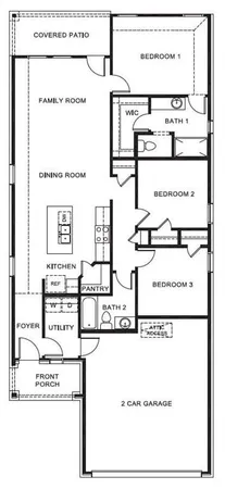 $289,990 | 541 Red Admiral Lane, Ponder, TX 76259
