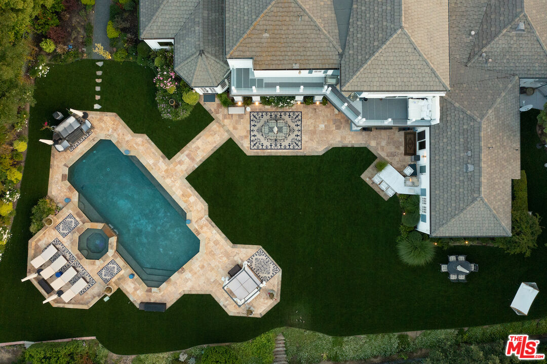 5933 Annie Oakley Road Hidden Hills, CA 91302 - Photo 22 of 22 an aerial view of a house
