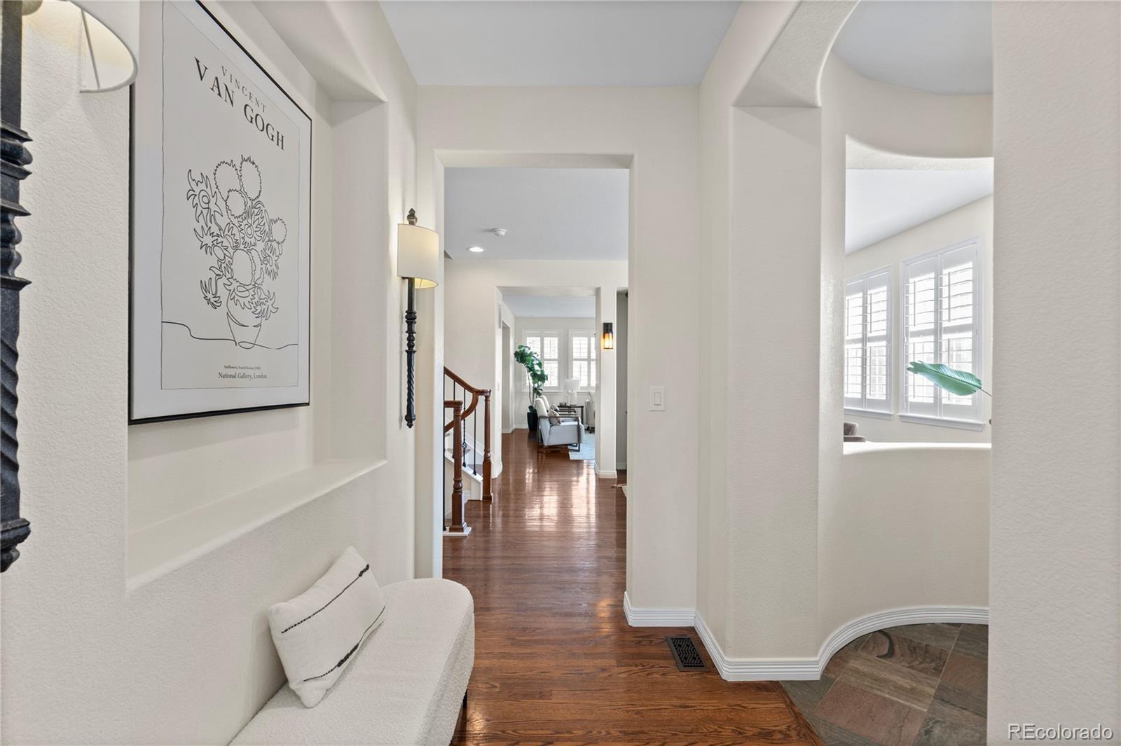 10840 Valleybrook Circle Highlands Ranch, CO 80130 - Photo 5 of 49 a view of a hallway with interior of the house