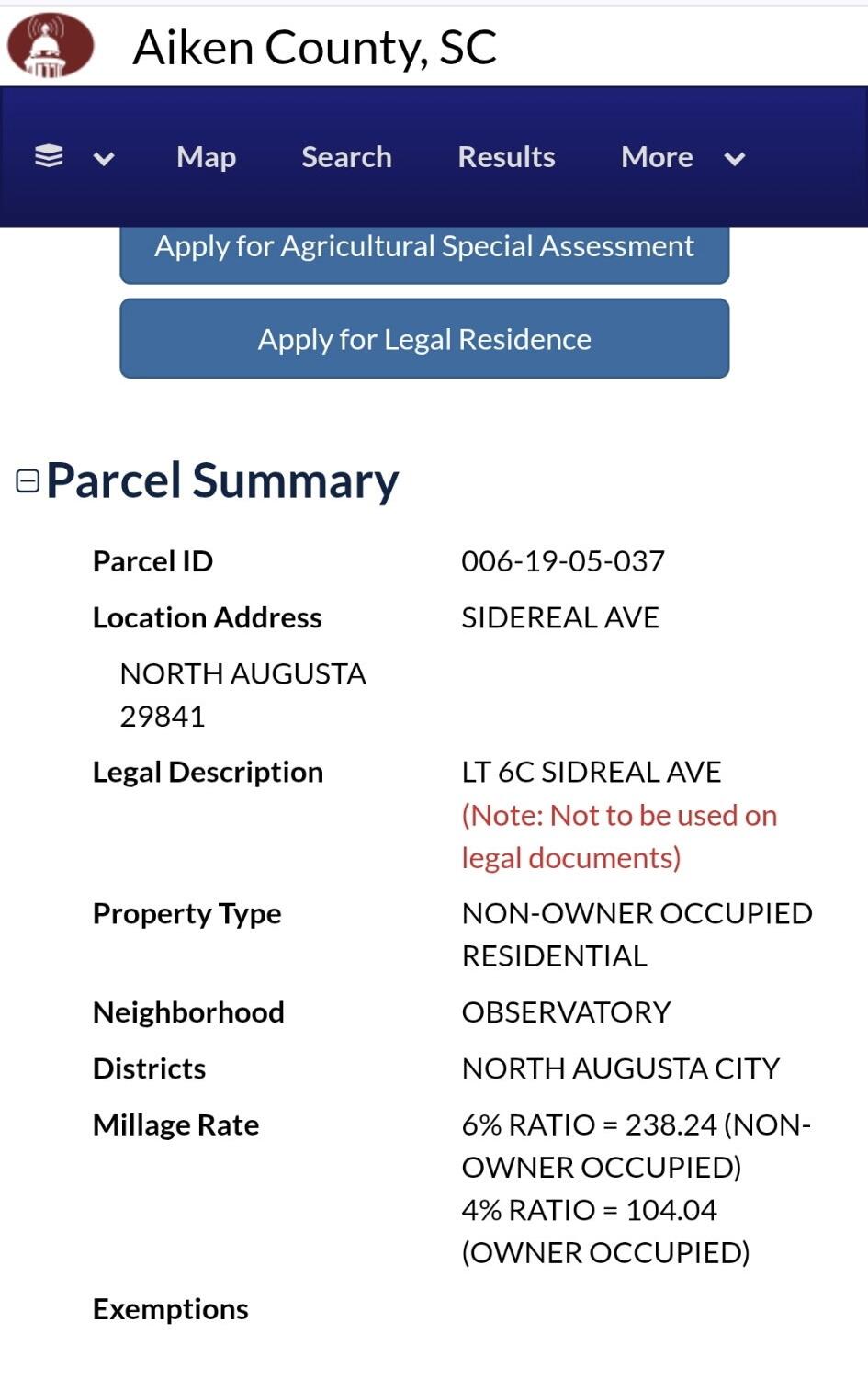 0 Sidereal Avenue North Augusta, SC 29841 - Photo 2 of 5 1778746960893235095