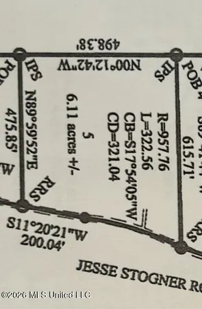 $39,715 | Lot #5 Jessie Stogner Road, Sandy Hook, MS 39478
