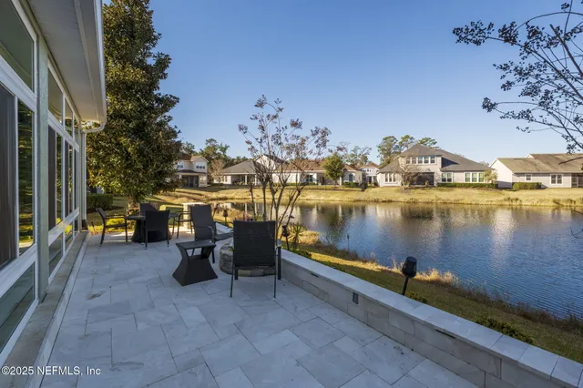 a view of backyard with potted plants