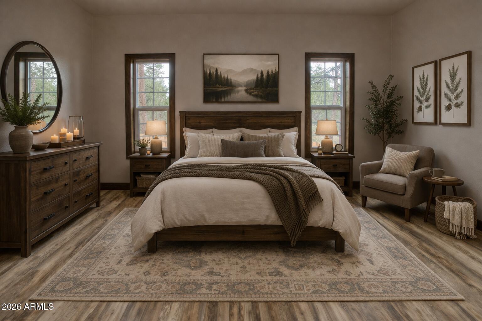 620 Campbell Lane Show Low, AZ 85901 - Photo 14 of 52 a bedroom with a bed and window