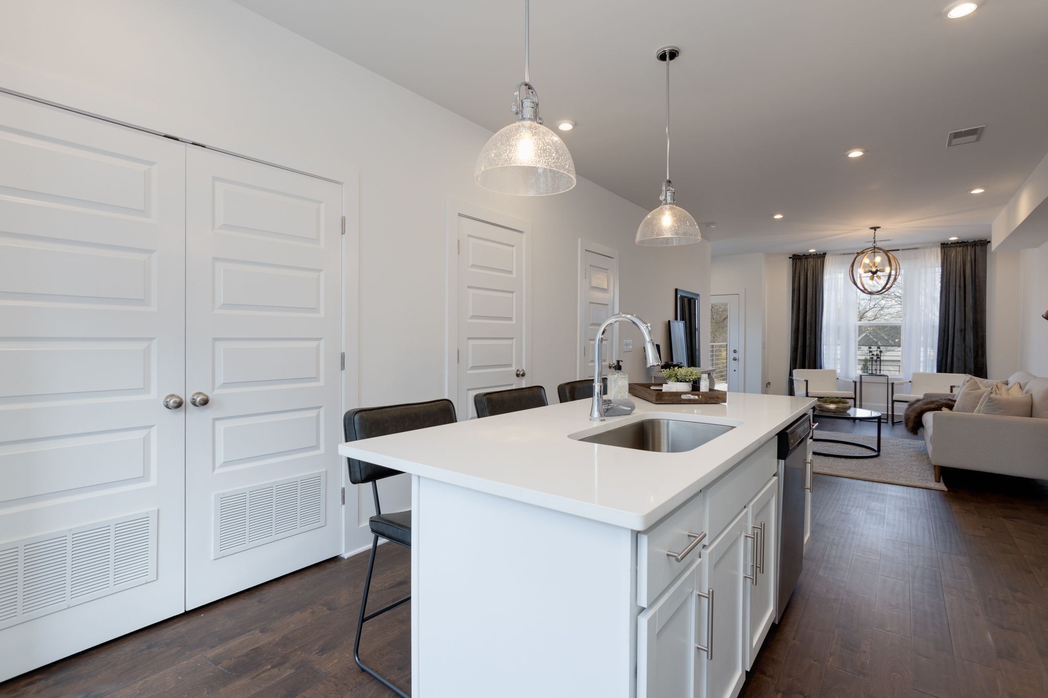 500 Creative Way, Unit 22 Madison, TN 37115 - Photo 19 of 21 a kitchen with a sink a counter space and wooden floor