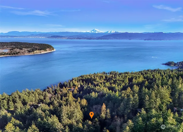 a view of a sky from a lake