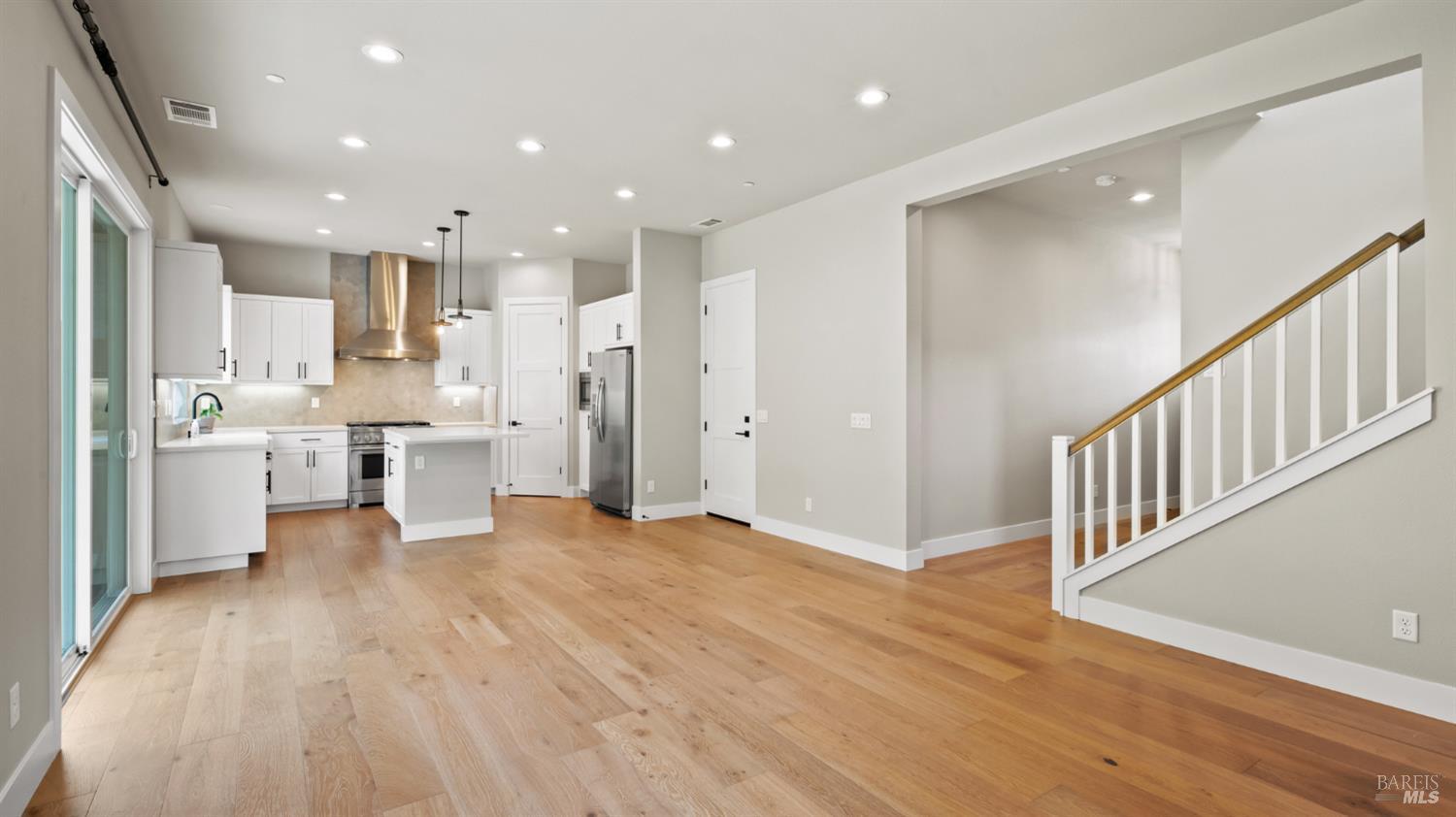 3566 Aaron Drive Santa Rosa, CA 95404 - Photo 5 of 22 a view of kitchen with wooden floor