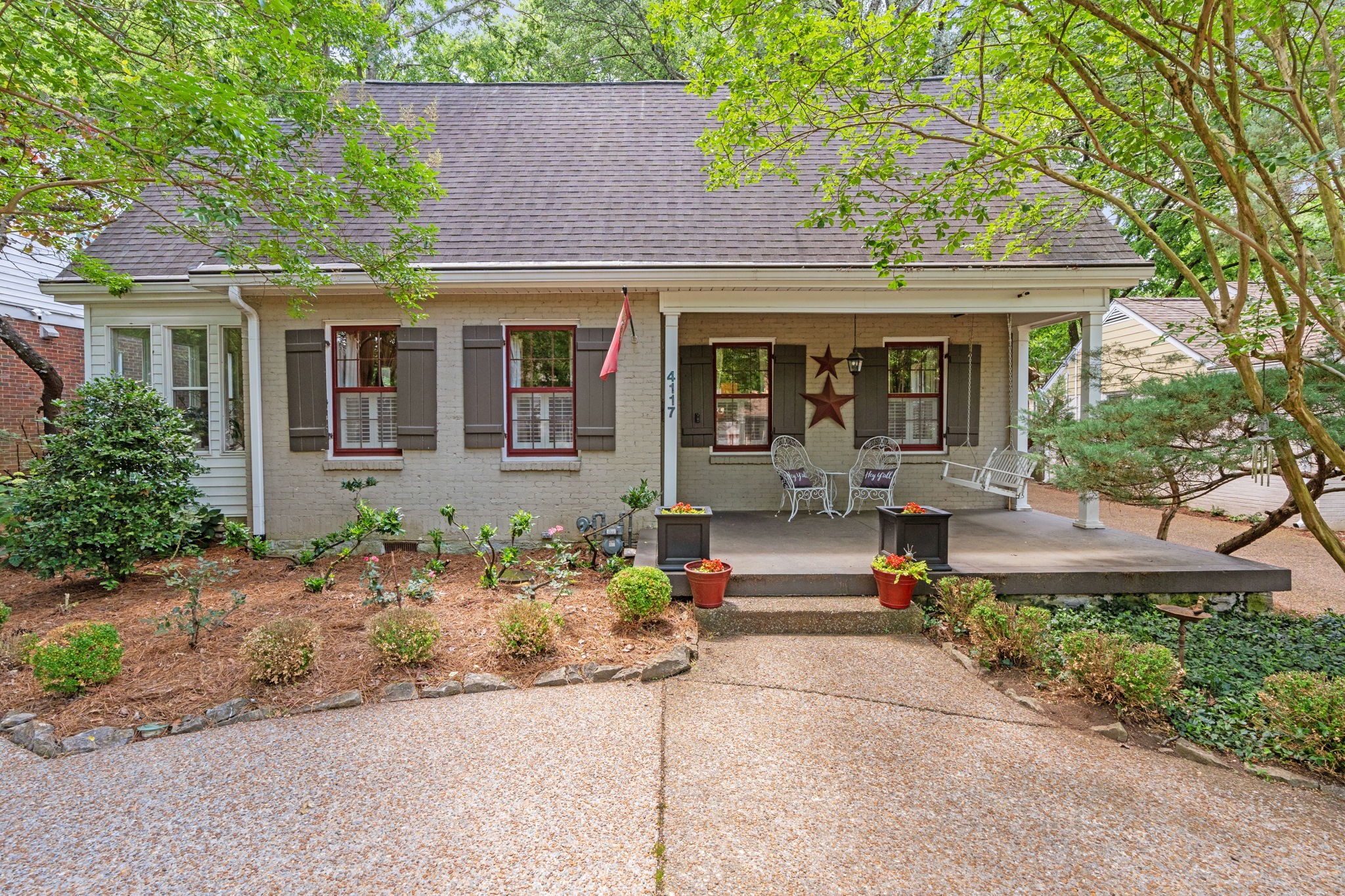 4117 Aberdeen Road Nashville, TN 37205 - Photo 1 of 46 front view of a house with a small yard