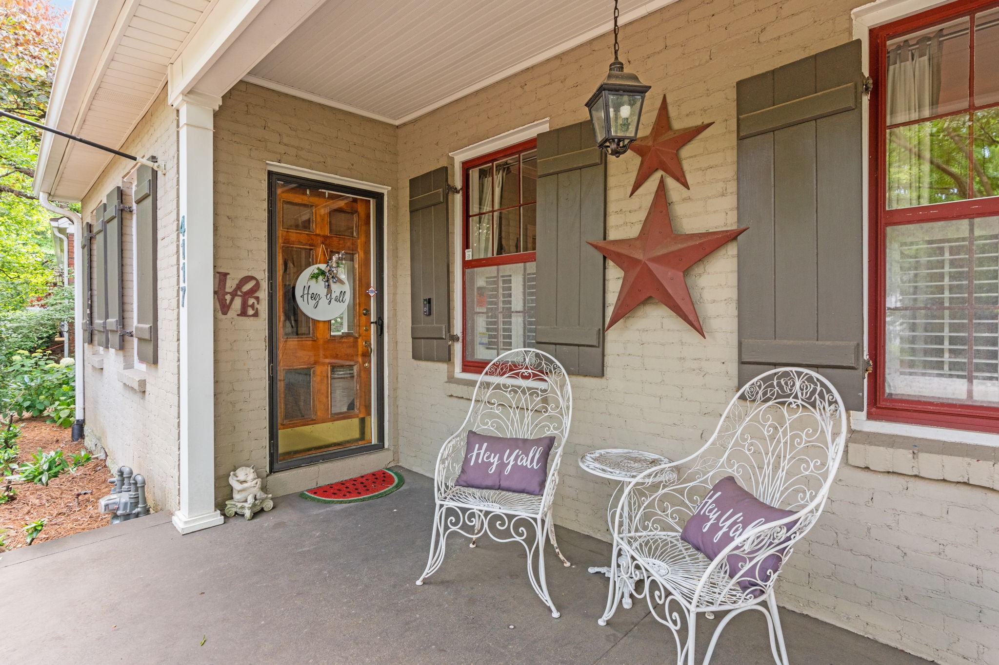 4117 Aberdeen Road Nashville, TN 37205 - Photo 5 of 46 a front view of a house with outdoor seating