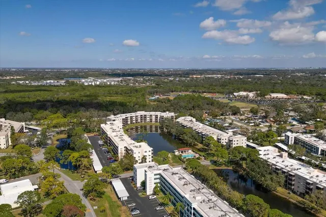 a view of a city with an ocean