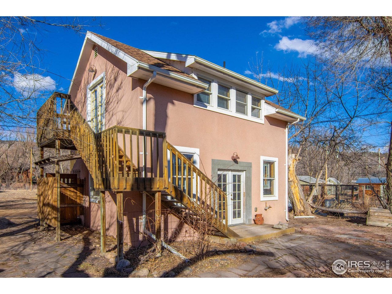 426 Park Street Lyons, CO 80540 - Photo 26 of 40 a view of outdoor space and front view of a house