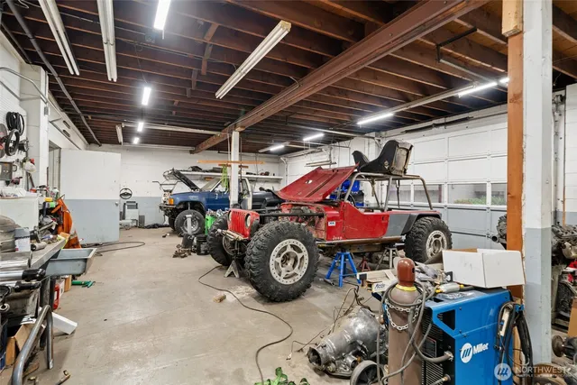 a view of storage and utility room