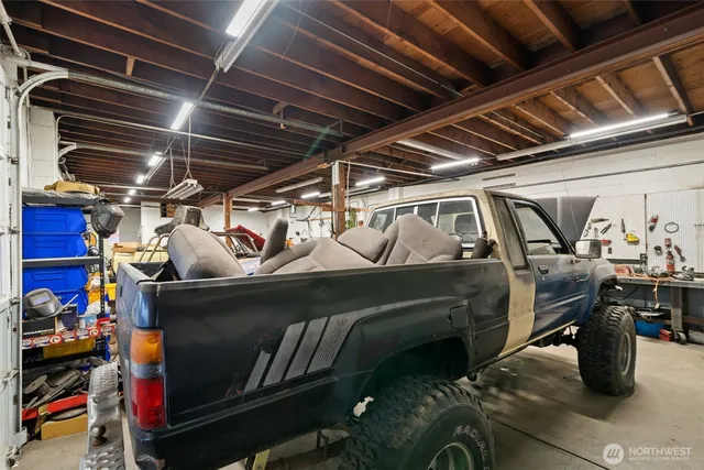 a view of storage and utility room