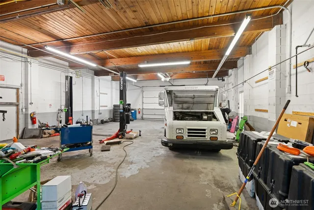 a view of storage and utility room