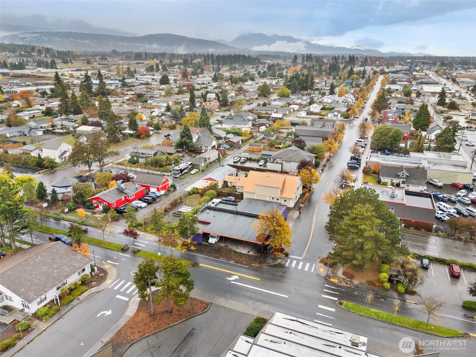 209 South Sequim Avenue Sequim, WA 98382 - Photo 3 of 36 an aerial view of a city