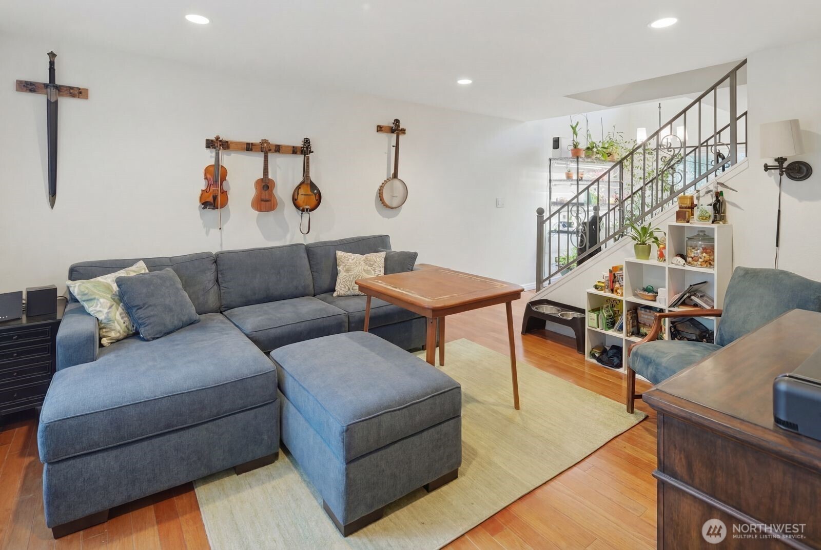 7431 212th Street Southwest, Unit 16 Edmonds, WA 98026 - Photo 3 of 22 a living room with furniture and a flat screen tv