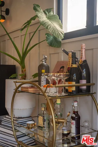 a close view of water heater room