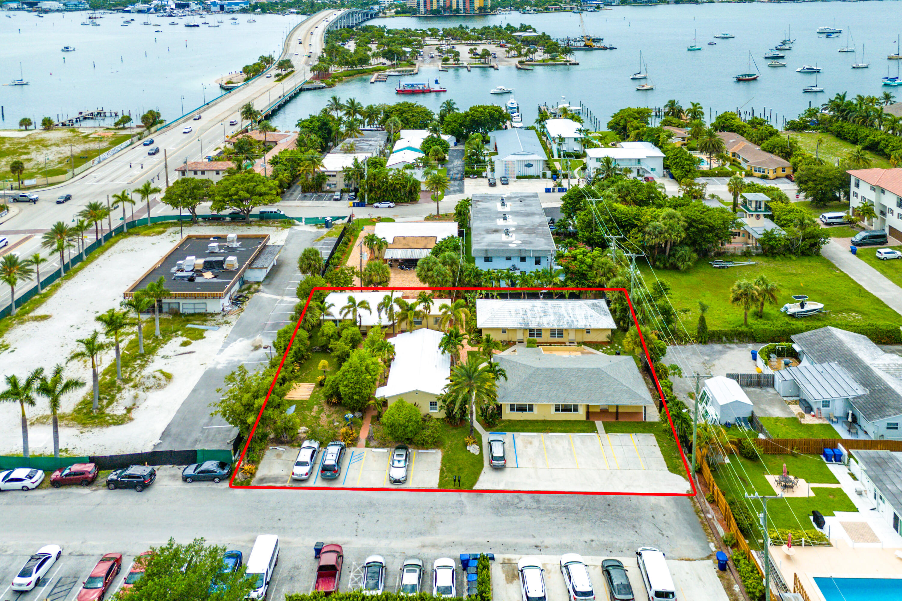 2637 West West Way, Unit A Riviera Beach, FL 33404 - Photo 13 of 42 an aerial view of residential houses with outdoor space