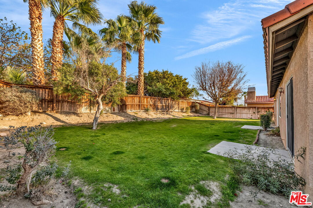30940 Robert Road Thousand Palms, CA 92276 - Photo 42 of 48 a view of a backyard