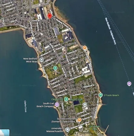 a bedroom with a bed