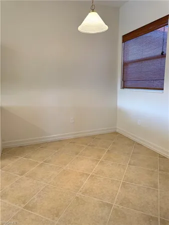 a view of a room with an empty space