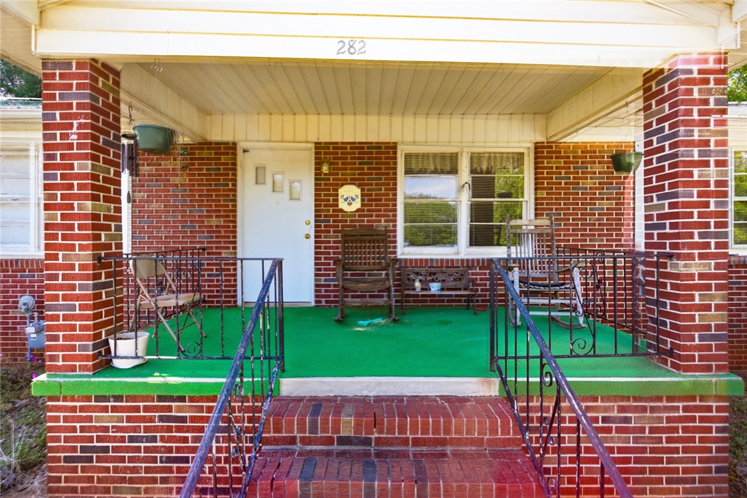 282 West Bennett Road Westminster, SC 29693 - Photo 29 of 42 This classic brick residence features a welcoming covered porch, perfect for enjoying outdoor moments.
