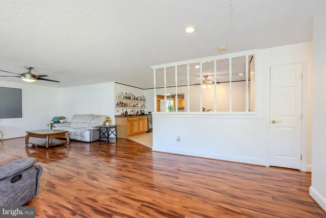 a view of a living room