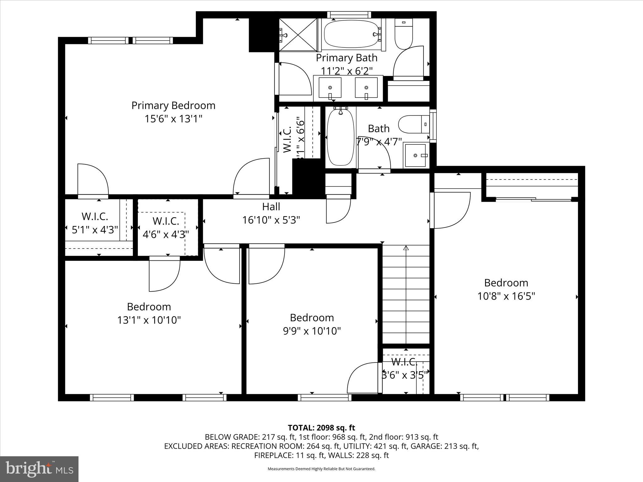 10283 Cedar Ridge Drive Manassas, VA 20110 - Photo 55 of 60 3rd_floor_10283_cedar_ridge_dr_manassas_with_dim