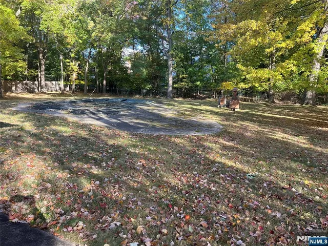 a view of road with trees