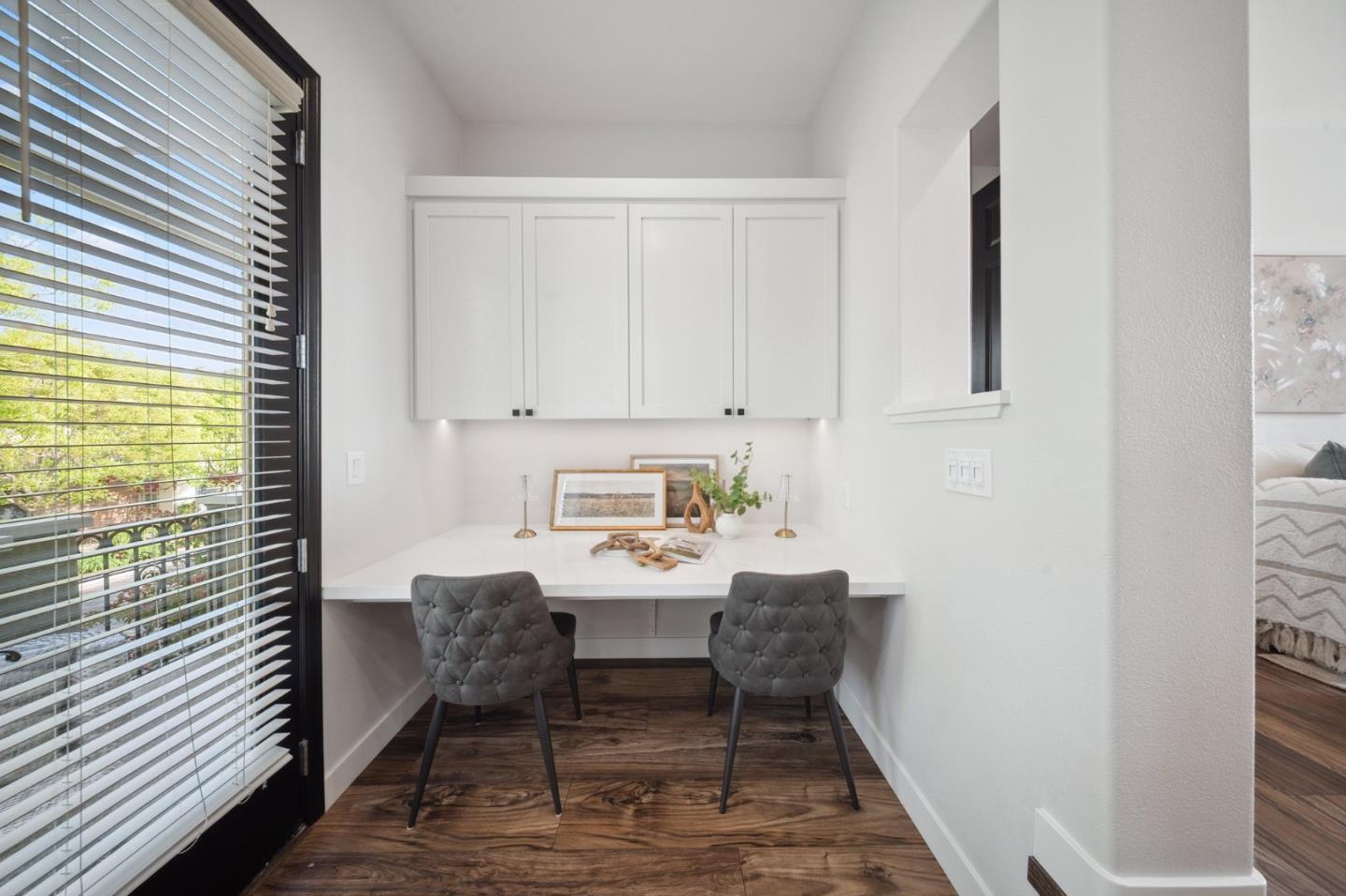 7531 Edinburgh Way Gilroy, CA 95020 - Photo 22 of 52 a workspace with wooden floor