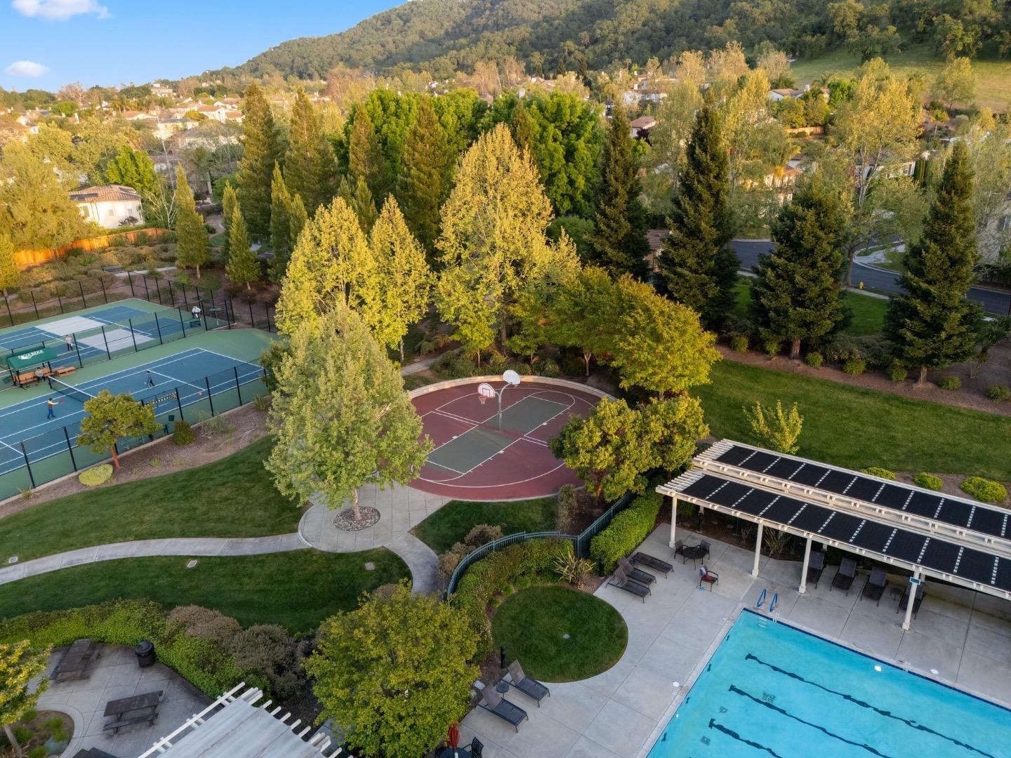 7531 Edinburgh Way Gilroy, CA 95020 - Photo 50 of 52 an aerial view of a house with a garden
