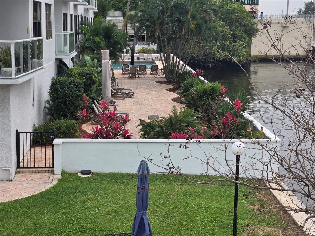 1401 North Riverside Drive, Unit 705 Pompano Beach, FL 33062 - Photo 20 of 30 a view of outdoor space and yard