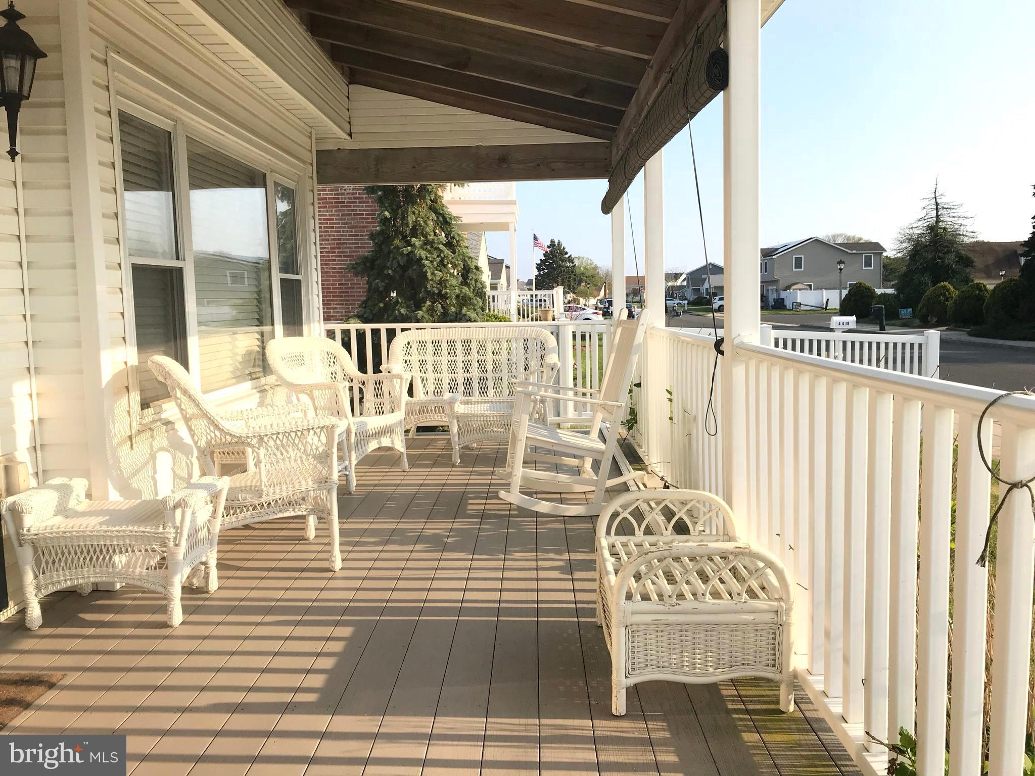 4416 Whalerman Road Brigantine, NJ 08203 - Photo 20 of 22 a view of balcony with furniture